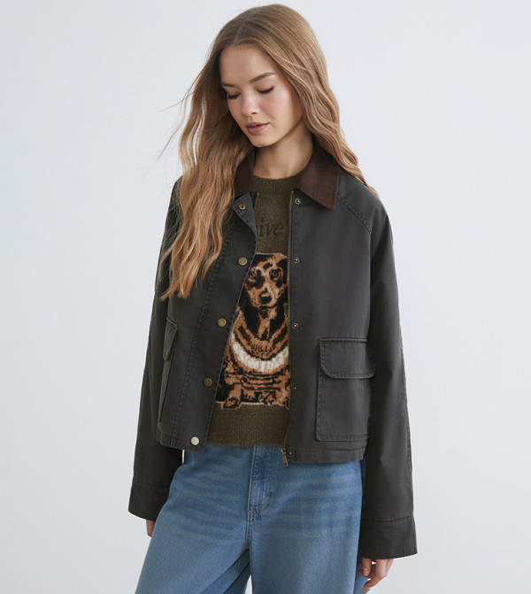 Long Sleeves Velvet Jacket