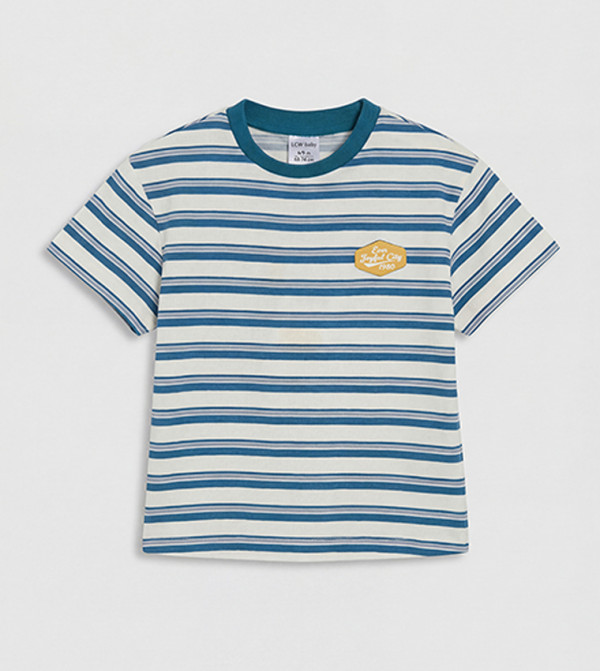 Striped Crew Neck T-Shirt