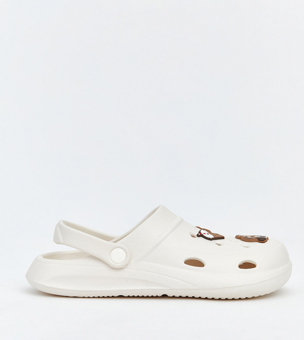 Printed Slingback Beach Clogs