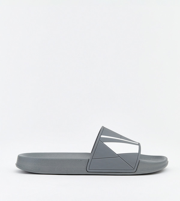 Geometric Pattern Wide Band Slides