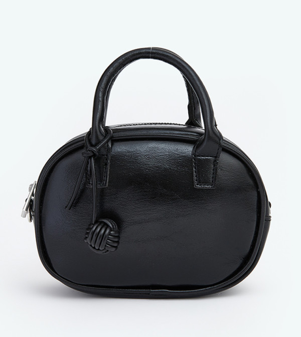 Textured Zip-Closure Mini Bag