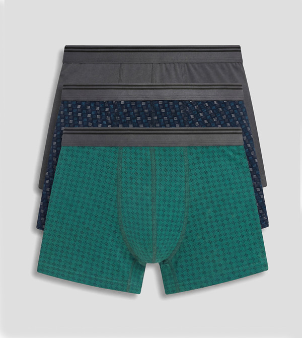 Pack of 3 Cotton Stretchy Boxer Briefs