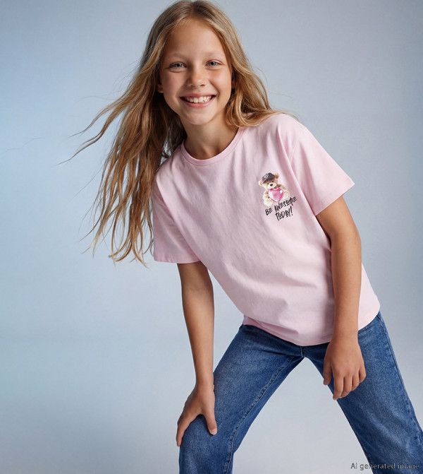 Printed Short Sleeves Crew Neck T-Shirt