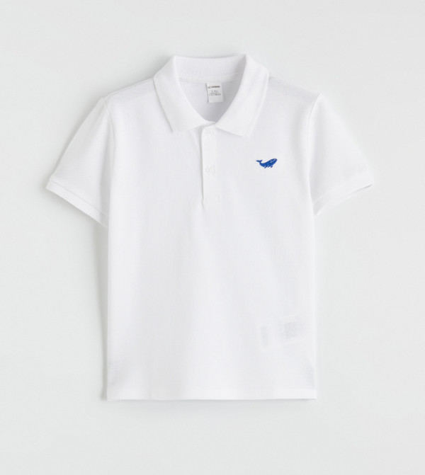 Embroidered Short Sleeves Polo T-Shirt