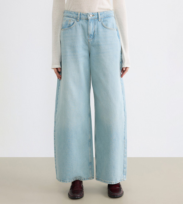 High Waist Wide Leg Jeans