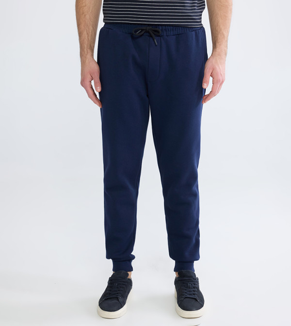 Drawstring Waist Slim Fit Joggers