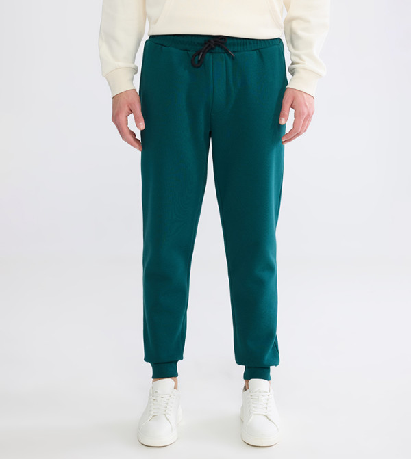 Drawstring Waist Slim Fit Joggers