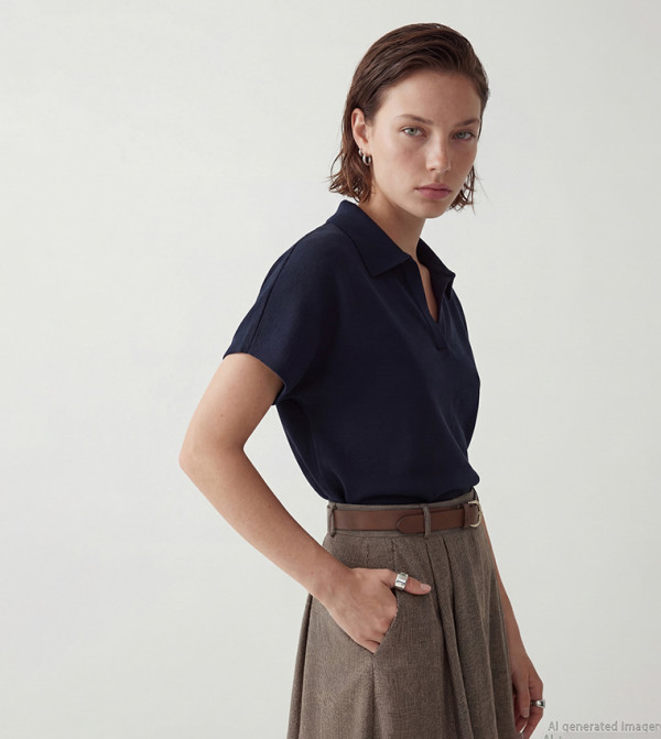 Solid Short Sleeves Polo T-Shirt