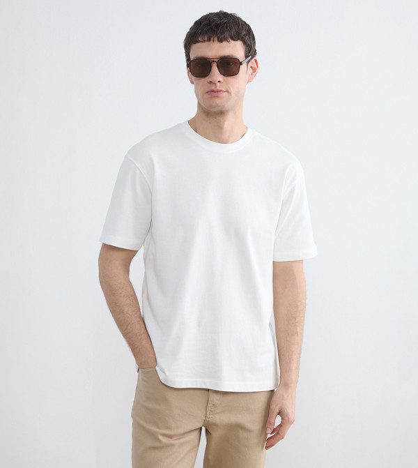 Solid Short Sleeves Casual T-Shirt