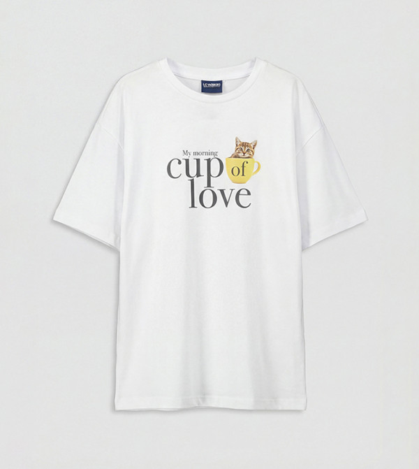 Printed Crew Neck T-Shirt
