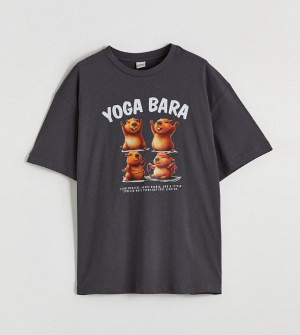 Printed Crew Neck T-Shirt