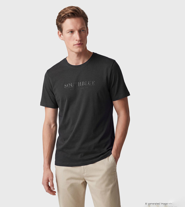 Printed Crew Neck T-Shirt