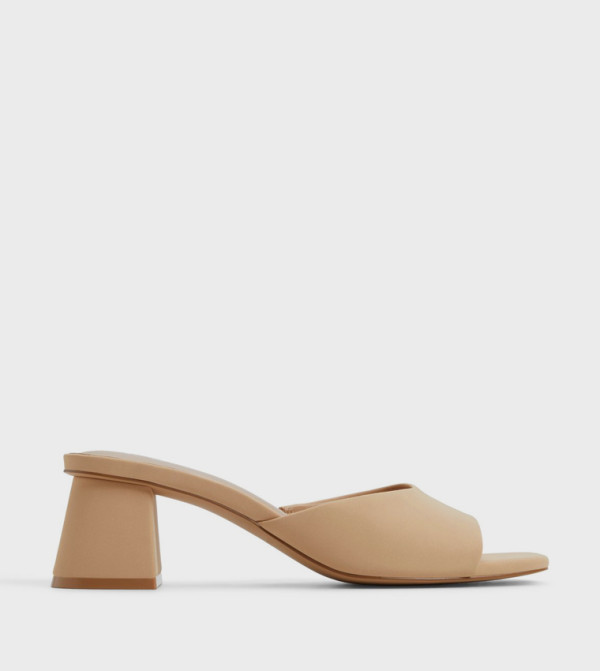LANAA Square Toe Heeled Sandals