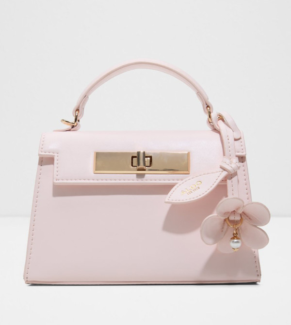 LEORA Floral Flap Top Handle Bag