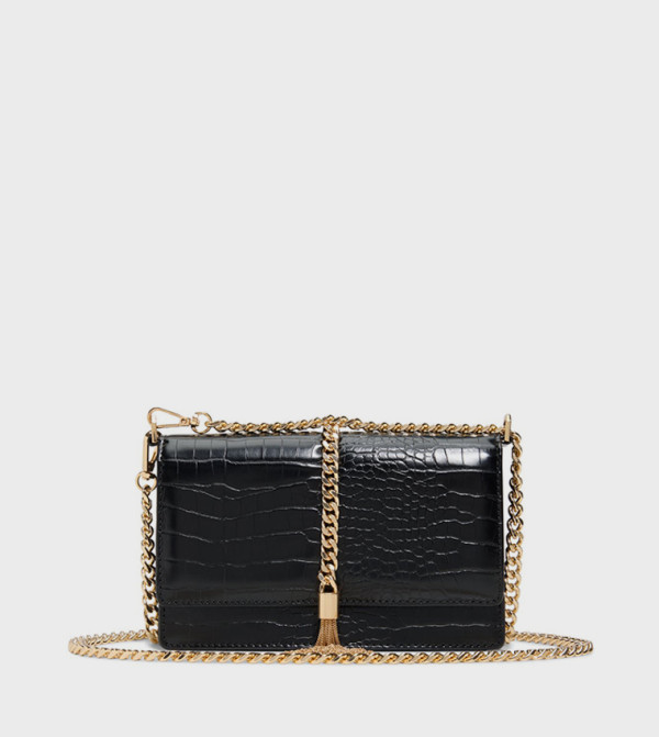 LILITHA Textured Flap Crossbody Bag