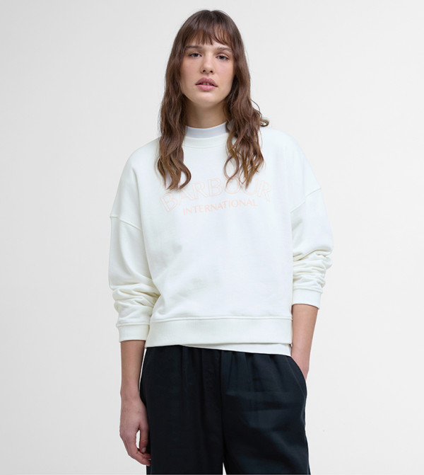 CALI Printed High Neck Sweatshirt