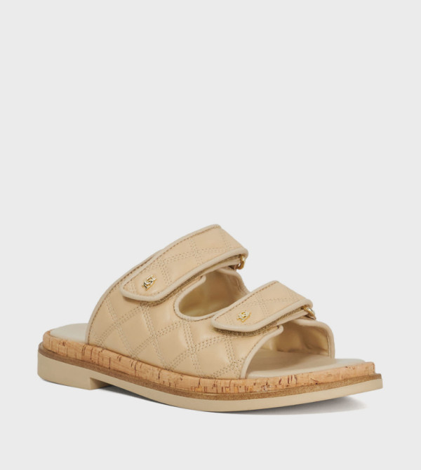 LOTTAIS Velcro Closure Casual Sandals