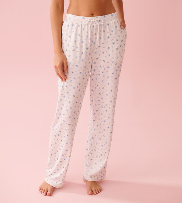 بنطلون بيجامة ناعم جداً بطبعة