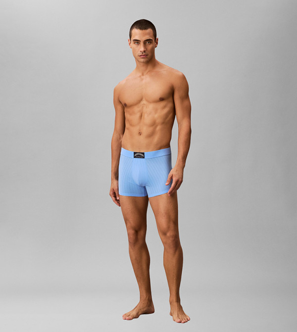 Logo Label Elastic Waist Trunk