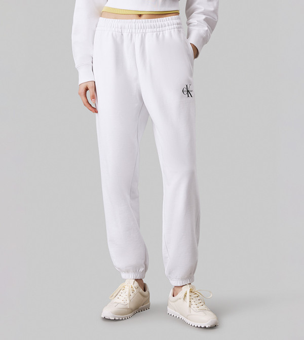 Logo Printed Elastic Waist Joggers