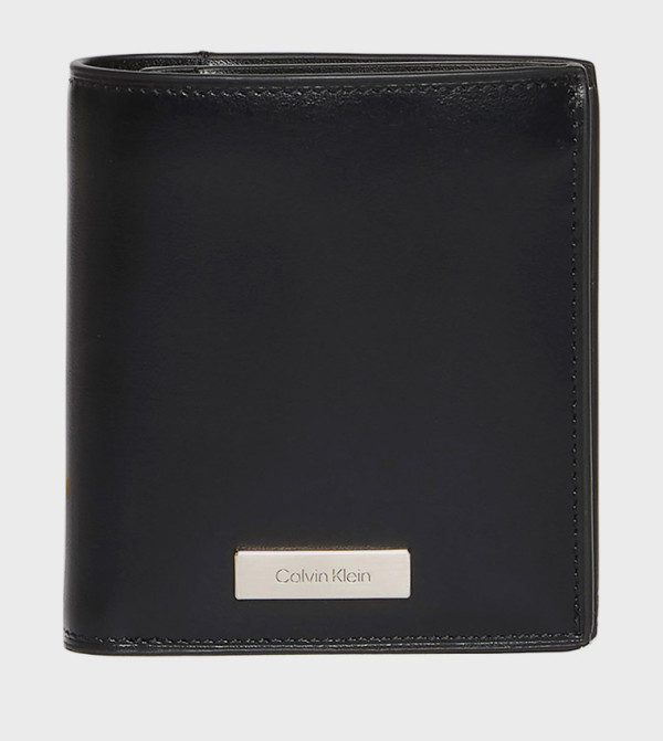 Plaque Slim Tri-Fold Wallet