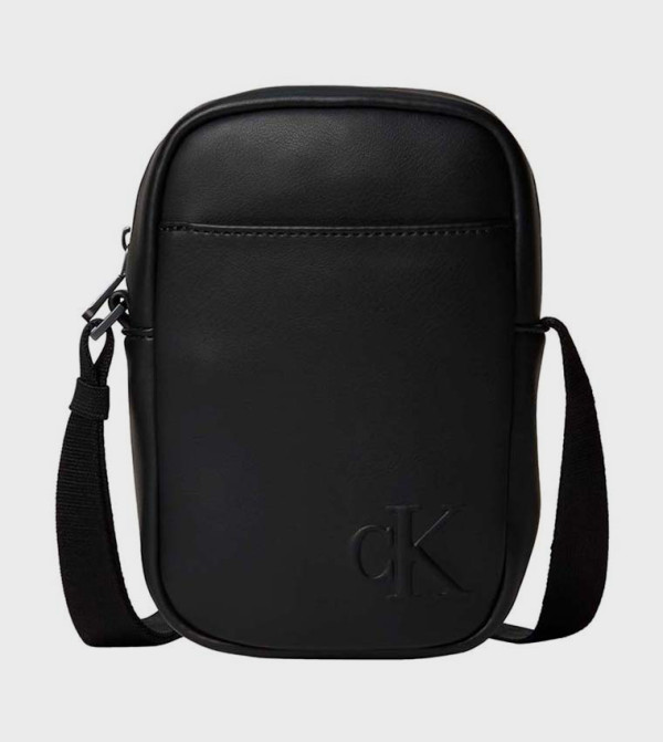 Monogram Embossed Reporter Bag