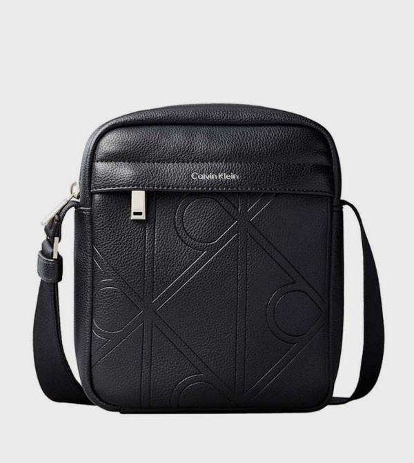 Monogram Debossed Reporter Bag