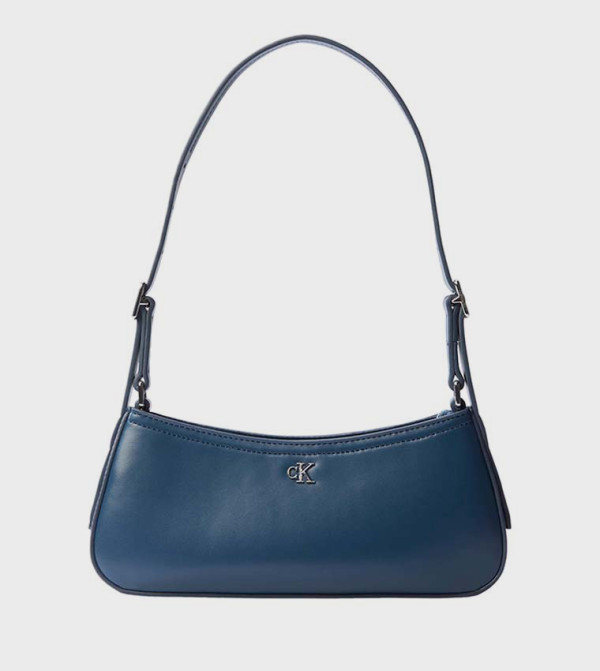 Monogram Zip Closure Shoulder Bag