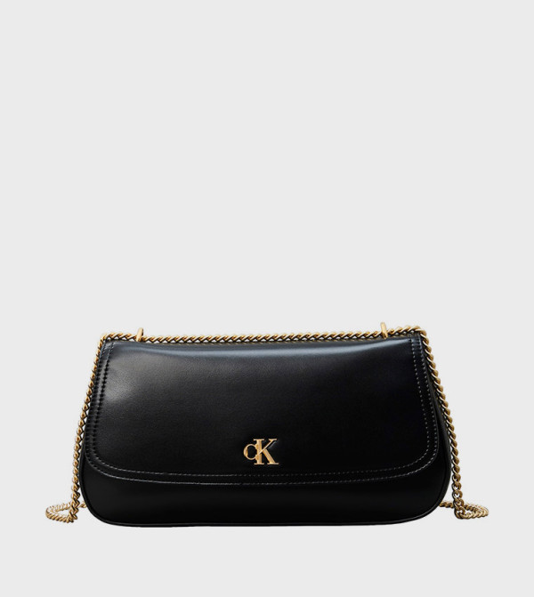 شنطة كتف فلاب مونوغرام بحزام سلسلة 