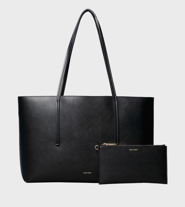 Foil Logo Tote Bag with Pouch