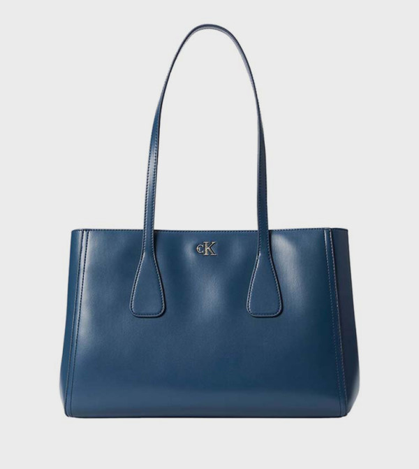 Monogram Zip Closure Tote Bag