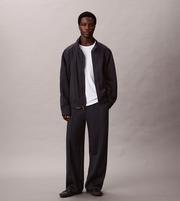 Seam Detail Elastic Waist Sweatpants