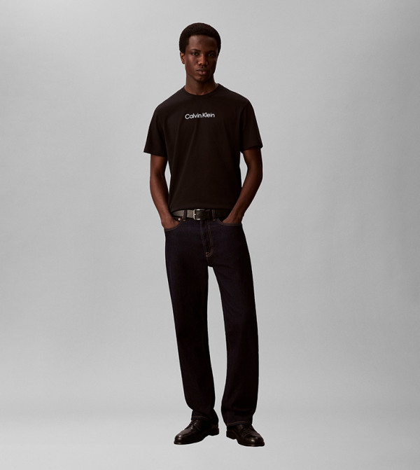 Logo Printed Crew Neck T-Shirt