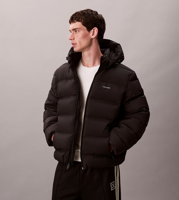 Hooded Quilted Puffer Jacket