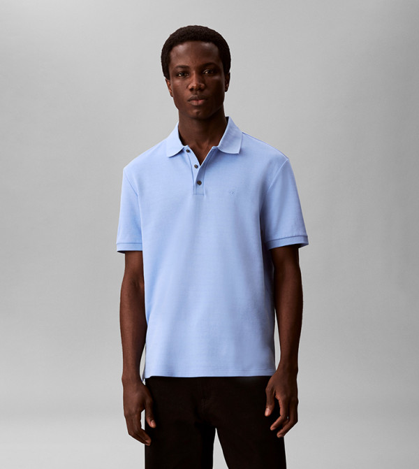 Logo Embroidered Short Sleeves Polo T-Shirt