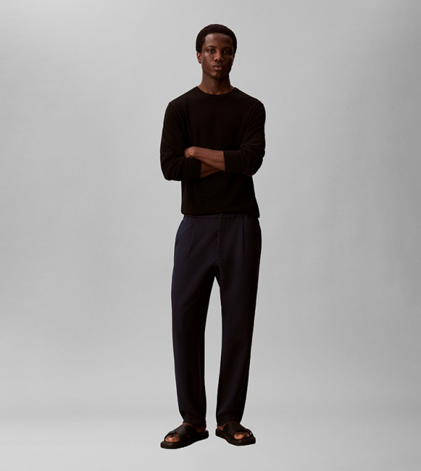 Knitted Tapered Fit Pants