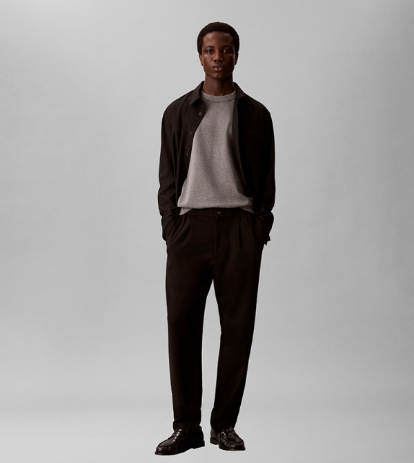 Knitted Tapered Fit Pants
