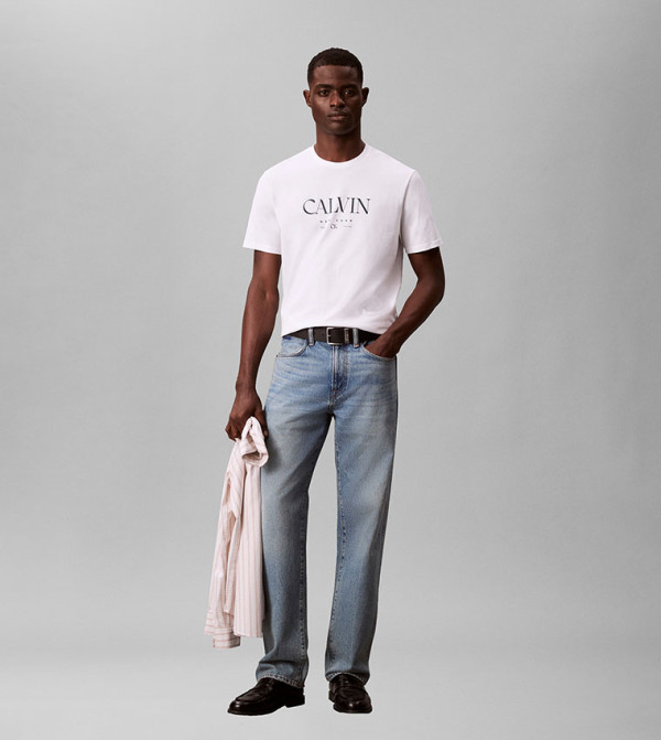 Logo Printed Crew Neck T-Shirt