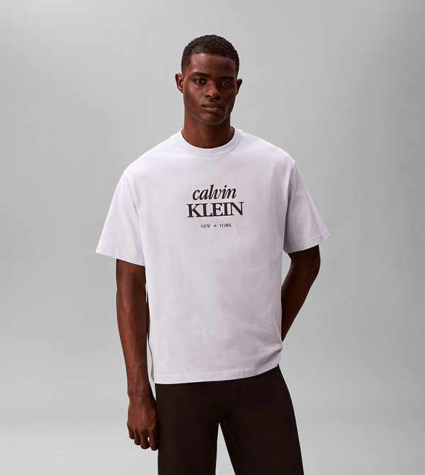 Logo Printed Crew Neck T-Shirt