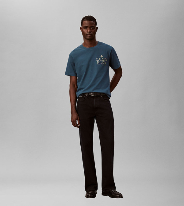 Logo Printed Crew Neck T-Shirt