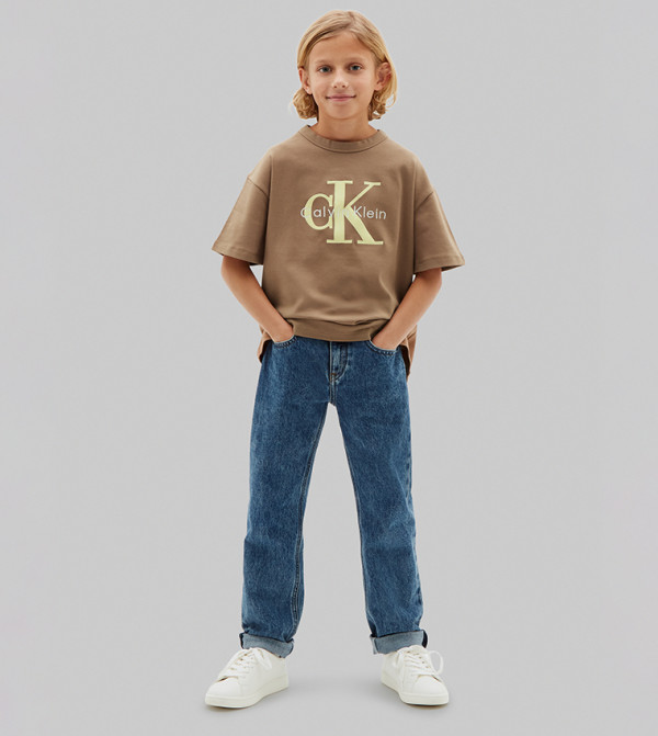 Monogram Appliqued Short Sleeves T-Shirt