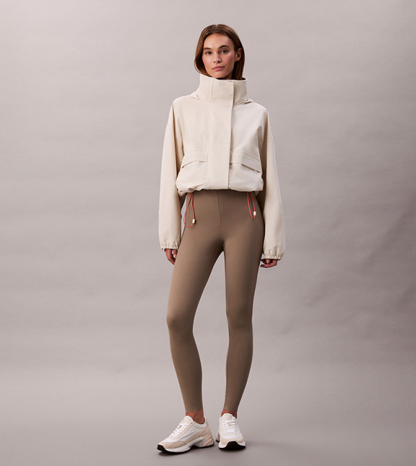 Solid High Rise Full Length Leggings