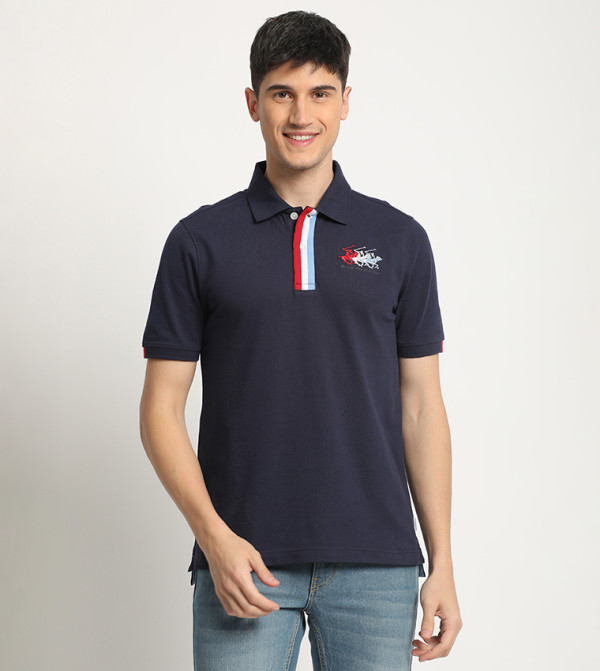 Logo Embroidered Polo T-Shirt