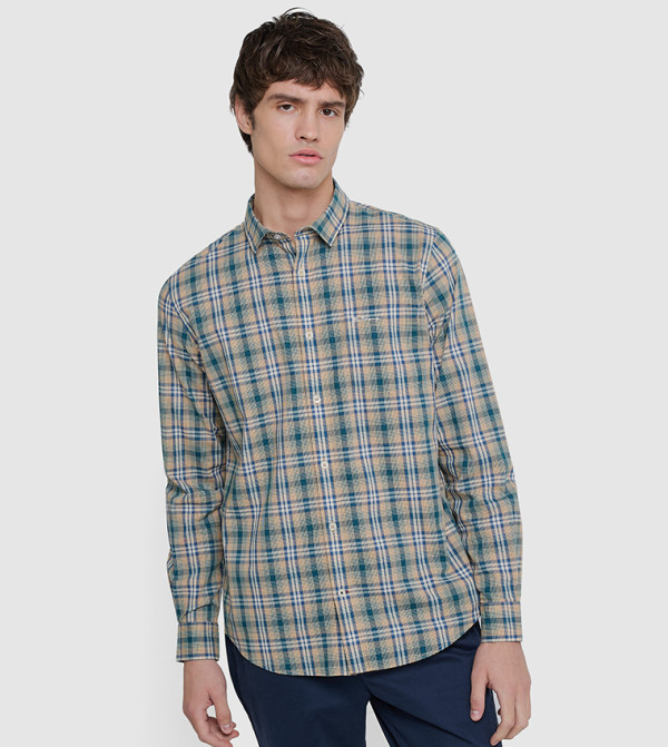 Plaid Long Sleeves Shirt