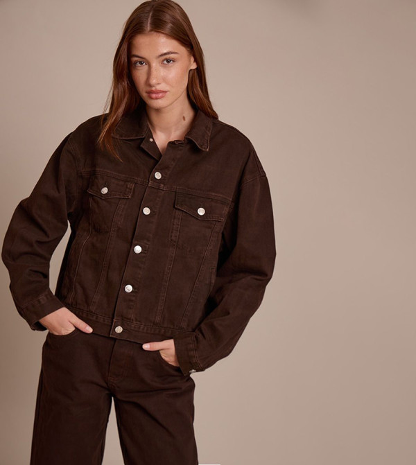 Washed Oversized Classic Denim Jacket