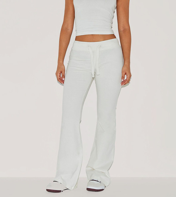 Petite Low Rise Skinny Flared Trousers