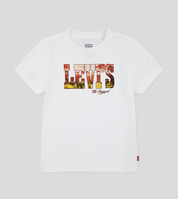 Logo Printed Crew Neck T-Shirt