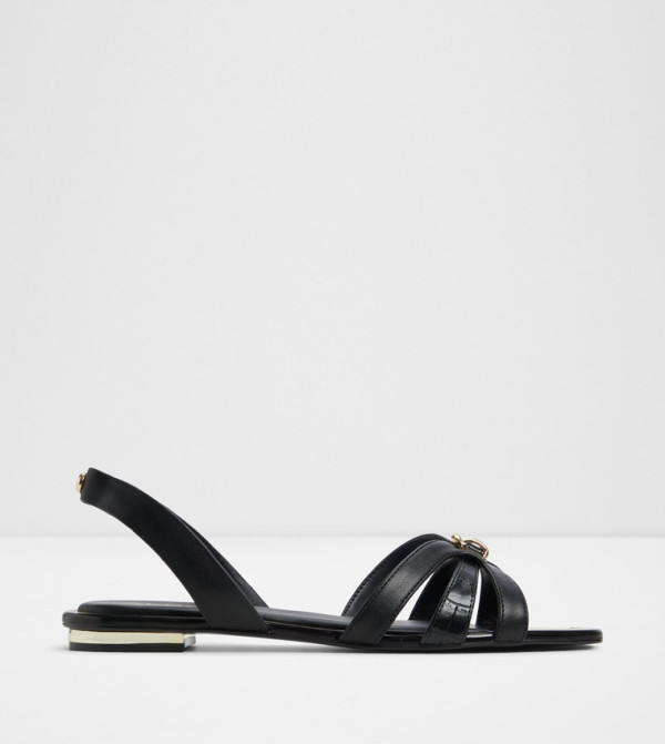 MARASSITA Metal Accent Flat Sandals