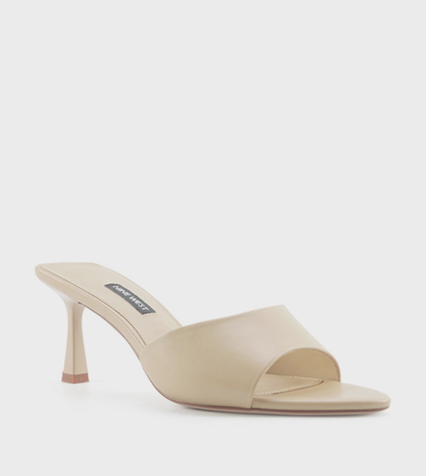 MAREN Textured Heeled Sandals
