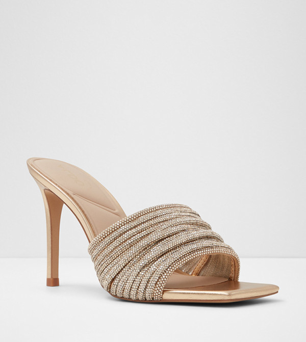 MARIELLE Embellished Heel Sandals